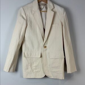 Vanessa Bruno Cream Blazer Size EU 34